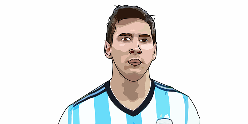 Lionel Messi nam 4 keer deel vaan het WK voetbal. Zijn beste resultaat was het bereiken van de finale op het wereldkampioenschap van 2014.